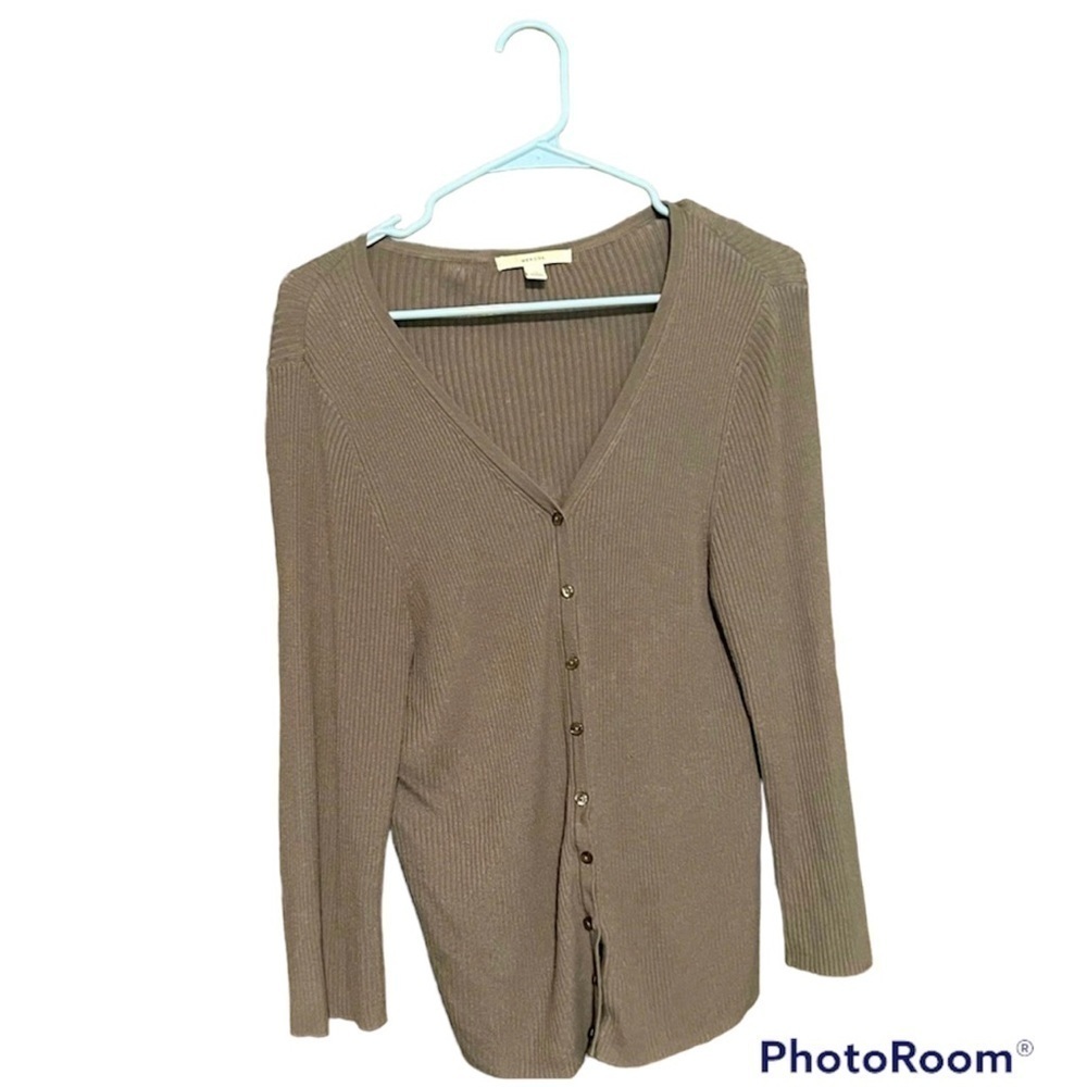 Merona Tan Sweater with Buttons